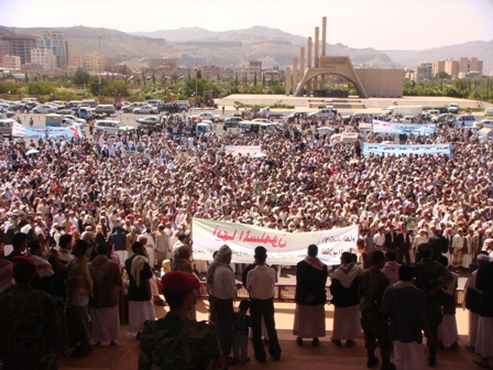 صورة من المهرجان الجماهيري الحاشد بميدان السبعين